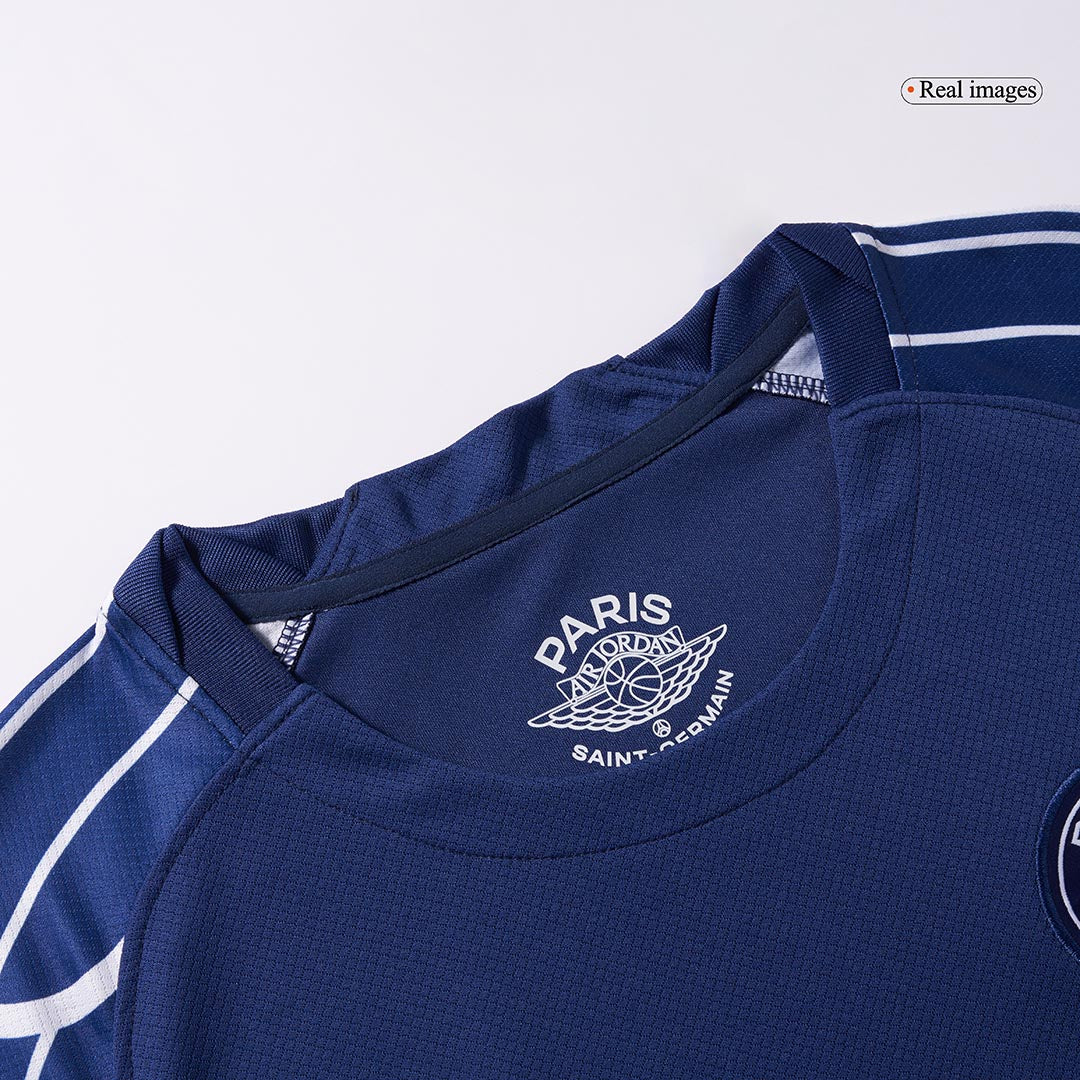 BARCOLA #29 PSG Fourth Away Soccer Jersey 2024/25 Navy - UCL