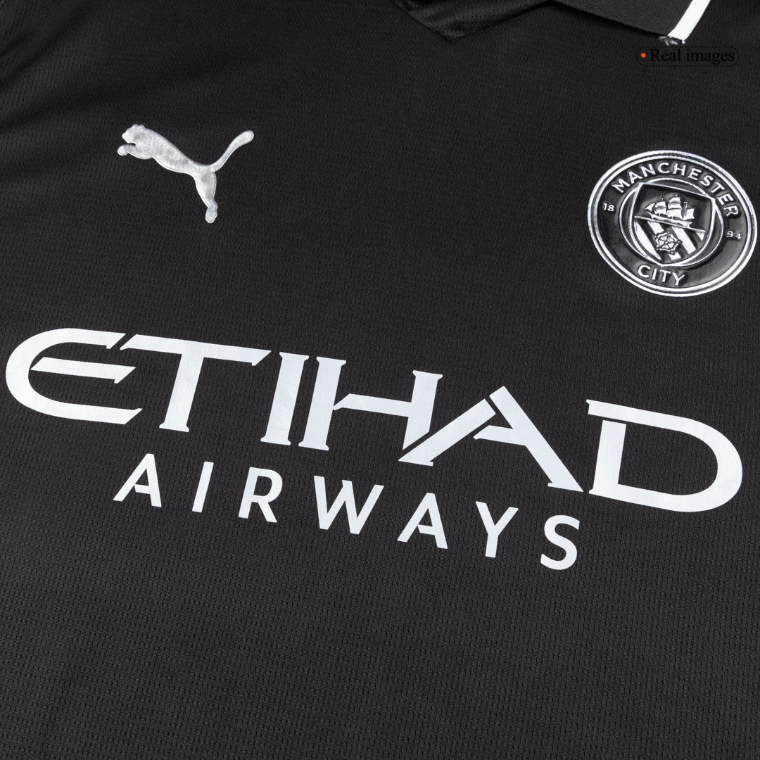 Venkovní Fotbalový Dres Manchester City Long Sleeve