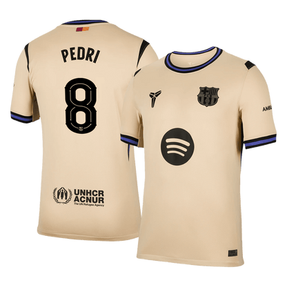 Venkovní Fotbalový Dres Barcelona 25/26 PEDRI #8 UCL