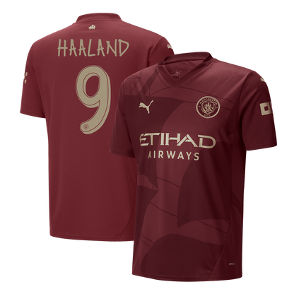 Třetí Fotbalový Dres Manchester City 24/25 HAALAND #9 UCL