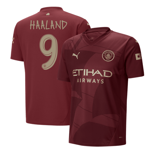Třetí Fotbalový Dres Manchester City 24/25 HAALAND #9 UCL