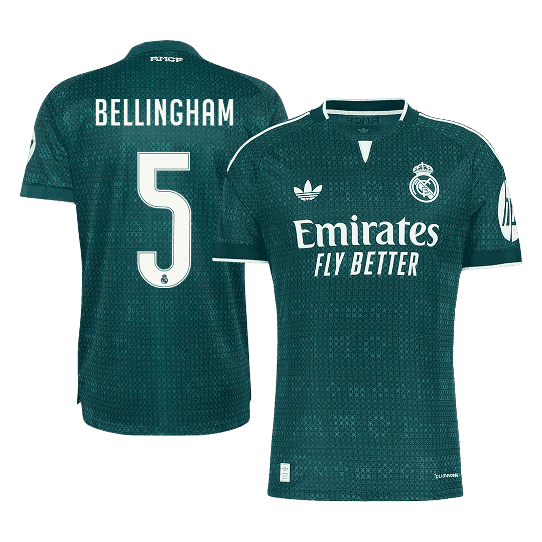 Real Madrid venkovní dres 2026/27 hráčská verze BELLINGHAM #5