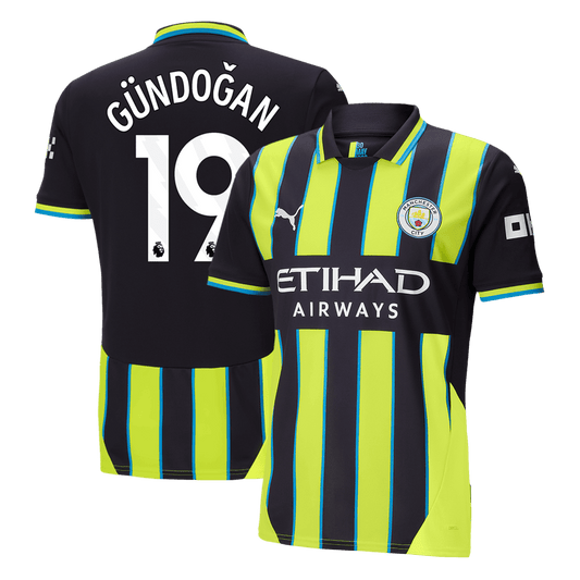 Venkovní Fotbalový Dres Manchester City 24/25 GÜNDOĞAN #19