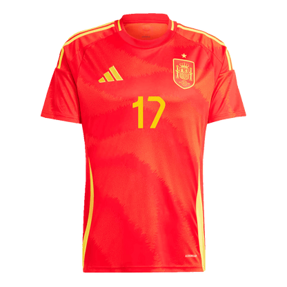 Domácí Fotbalový Dres Spain 2024 WILLIAMS JR. #17
