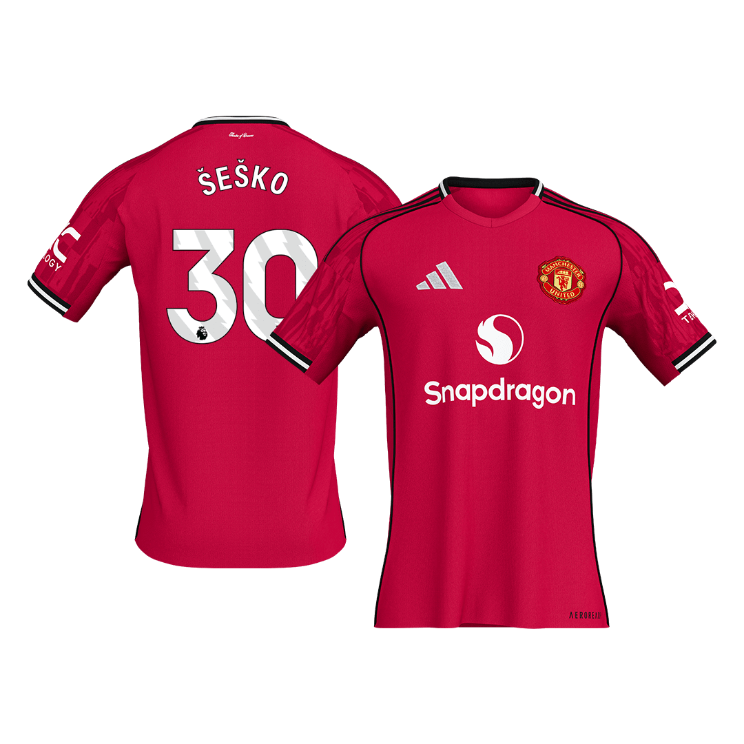 Manchester United domácí fotbalový dres 2025/26 ŠEŠKO #30