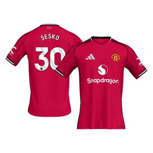 Manchester United domácí fotbalový dres 2025/26 ŠEŠKO #30