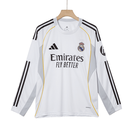 Domácí Fotbalový Dres Real Madrid 25/26 Long Sleeve