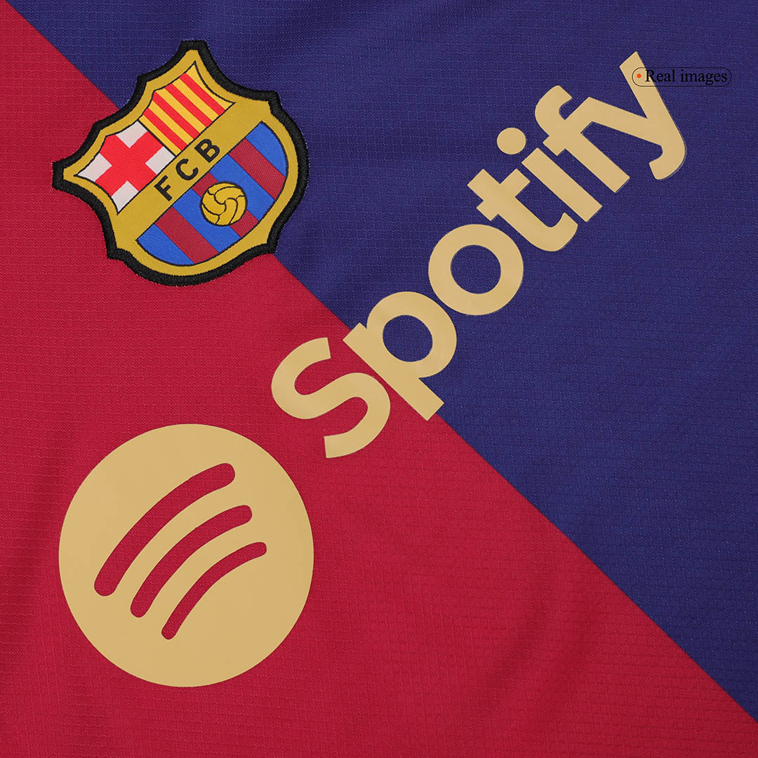 Domácí Fotbalový Dres Barcelona 24/25 Long Sleeve