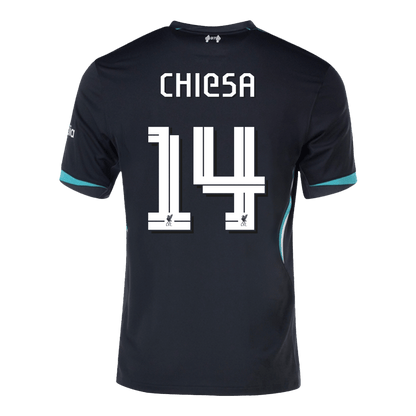 Venkovní Fotbalový Dres Liverpool 24/25 CHIESA #14 UCL