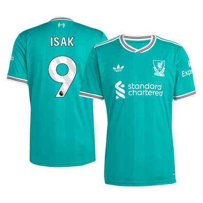 Liverpool třetí fotbalový dres 2025/26 ISAK #9