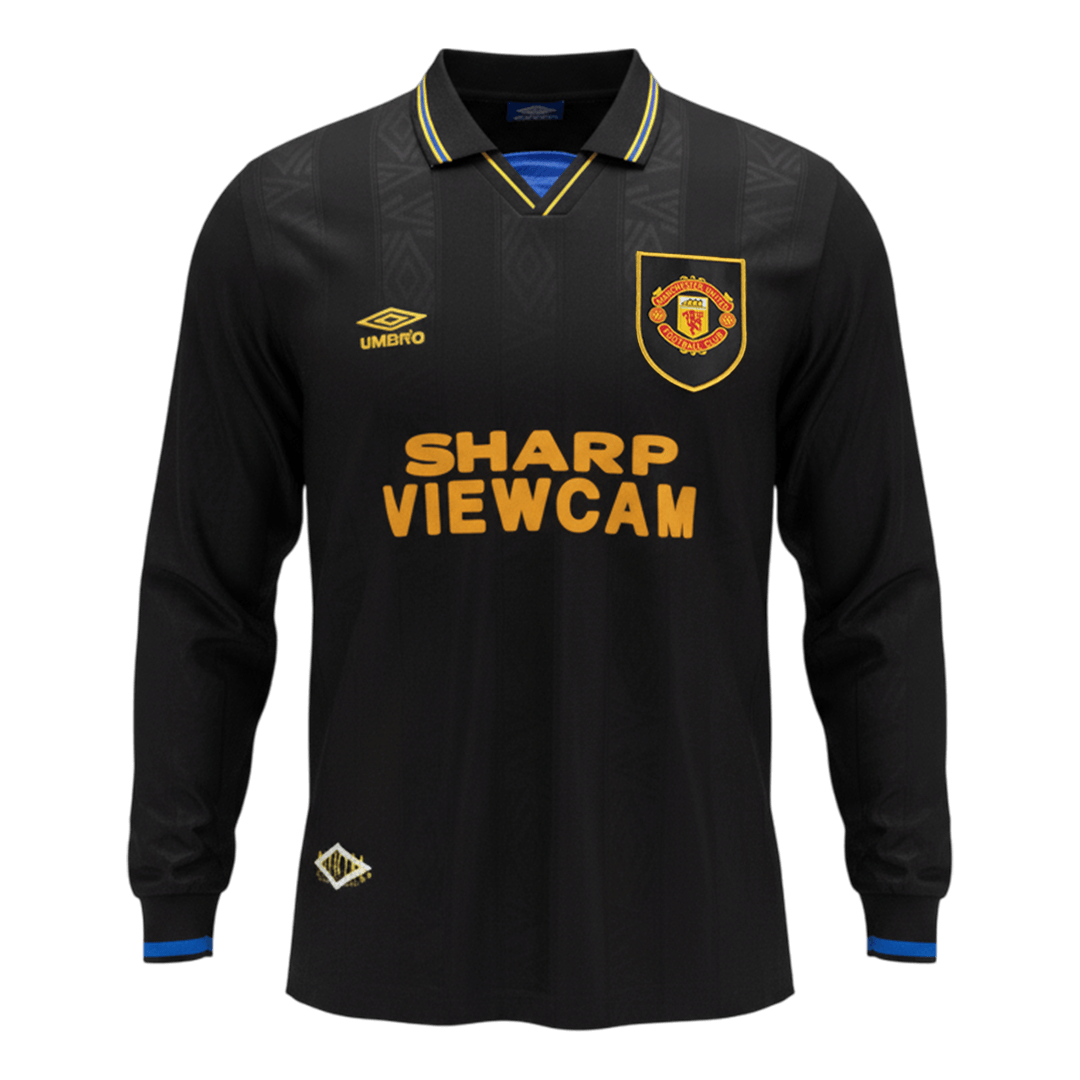 Manchester United venkovní retro dres 1993/94 dlouhý rukáv