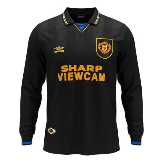 Manchester United venkovní retro dres 1993/94 dlouhý rukáv