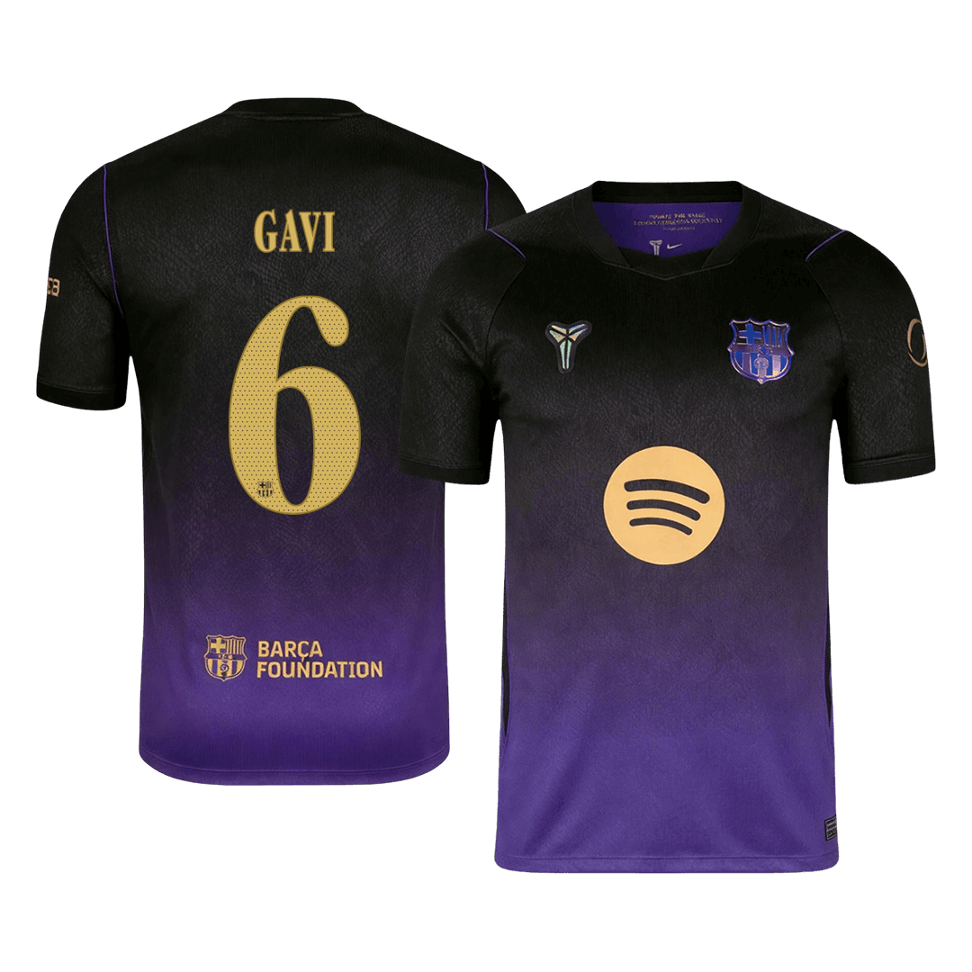 Barcelona venkovní fotbalový dres 2026/27 GAVI #6 UCL