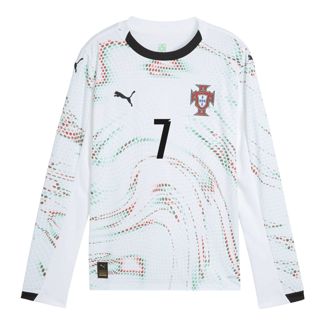 Venkovní Fotbalový Dres Portugal Long Sleeve RONALDO #7