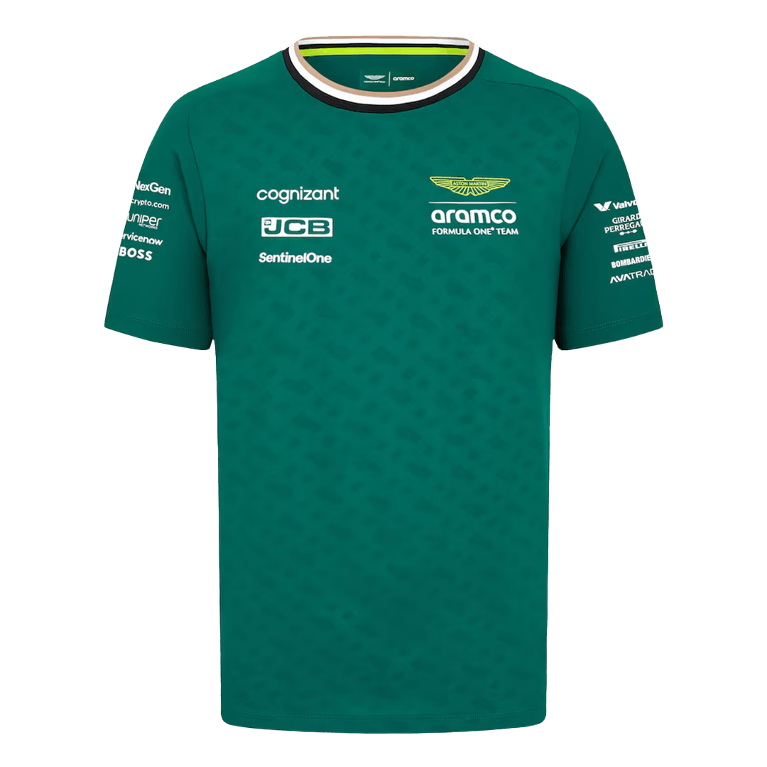Aston Martin Aramco Cognizant F1 Racing Team Fernando Alonso Driver T-Shirt 2024 