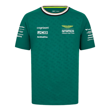 Aston Martin Aramco Cognizant F1 Racing Team Fernando Alonso Driver T-Shirt 2024 