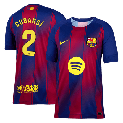 Domácí Fotbalový Dres Barcelona 25/26 CUBARSÍ #2