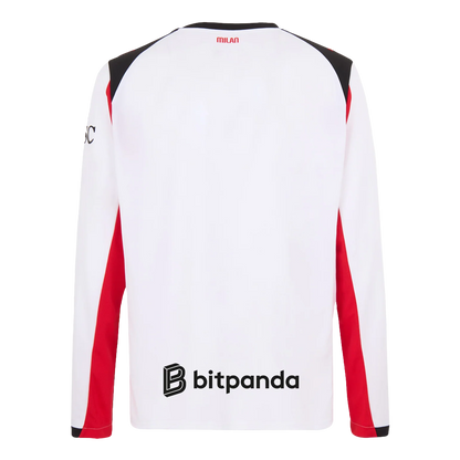 AC Milán venkovní fotbalový dres 2025/26 dlouhý rukáv