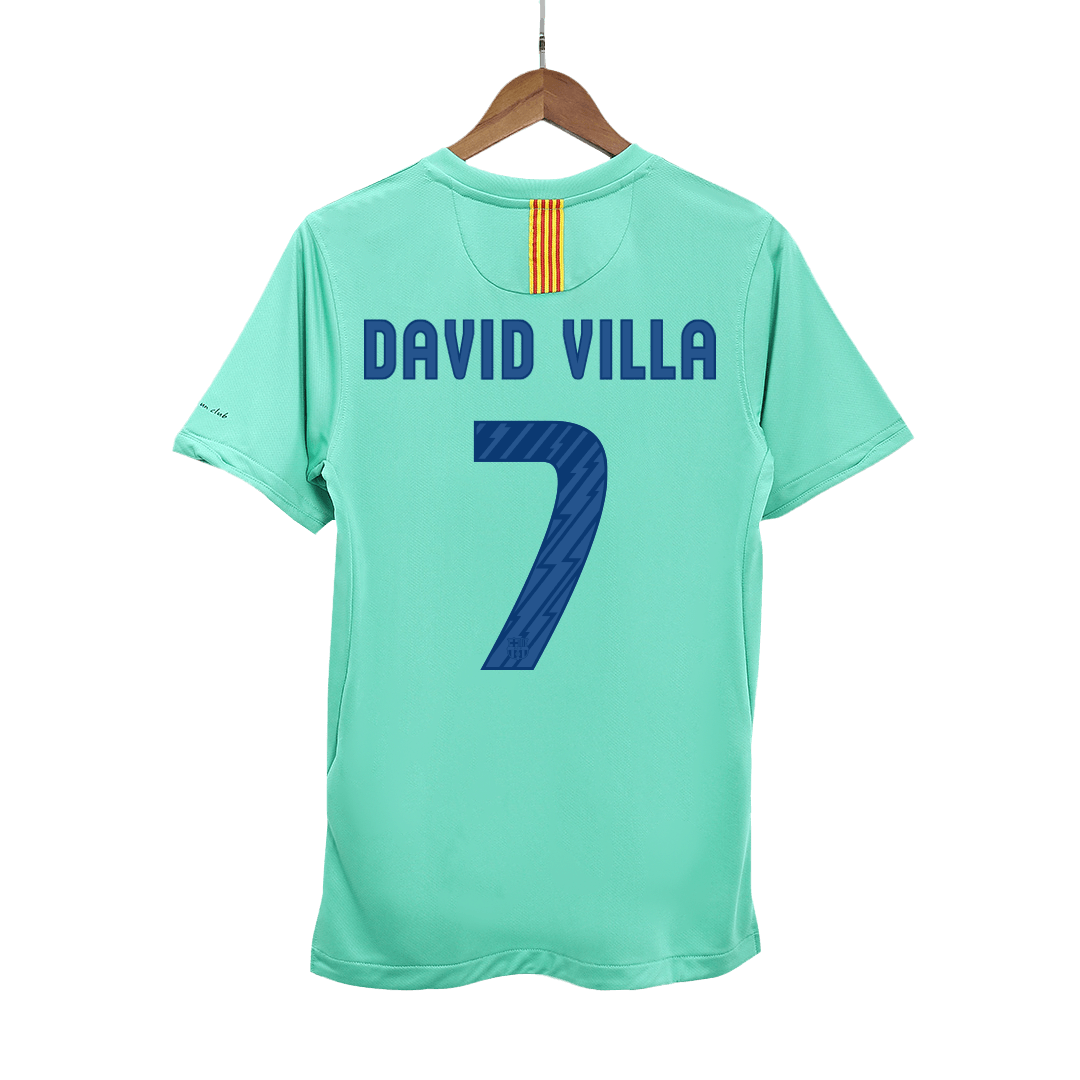 Venkovní Retro Dres Barcelona 2010/11 DAVID VILLA #7