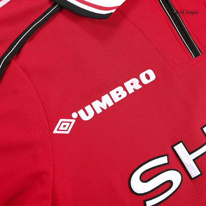 Domácí Retro Dres Manchester United 1998/99 Long Sleeve