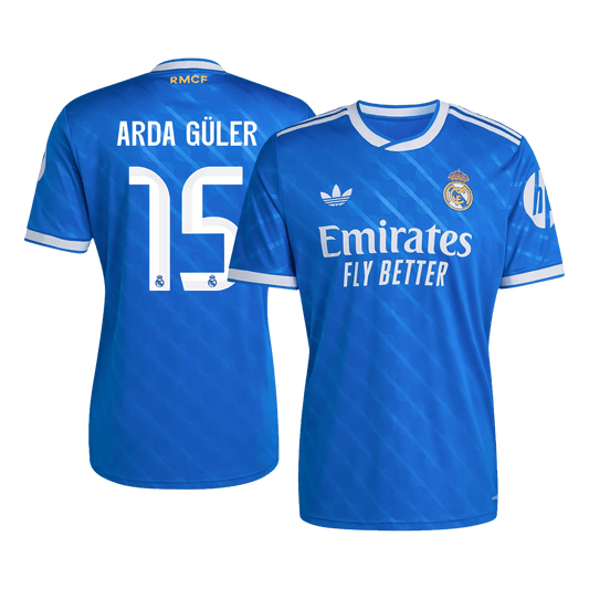 Real Madrid třetí fotbalový dres 2025/26 ARDA GÜLER #15