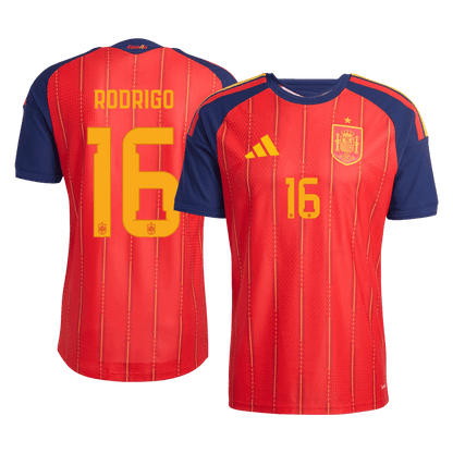Španělsko domácí dres MS 2026 hráčská verze RODRIGO #16