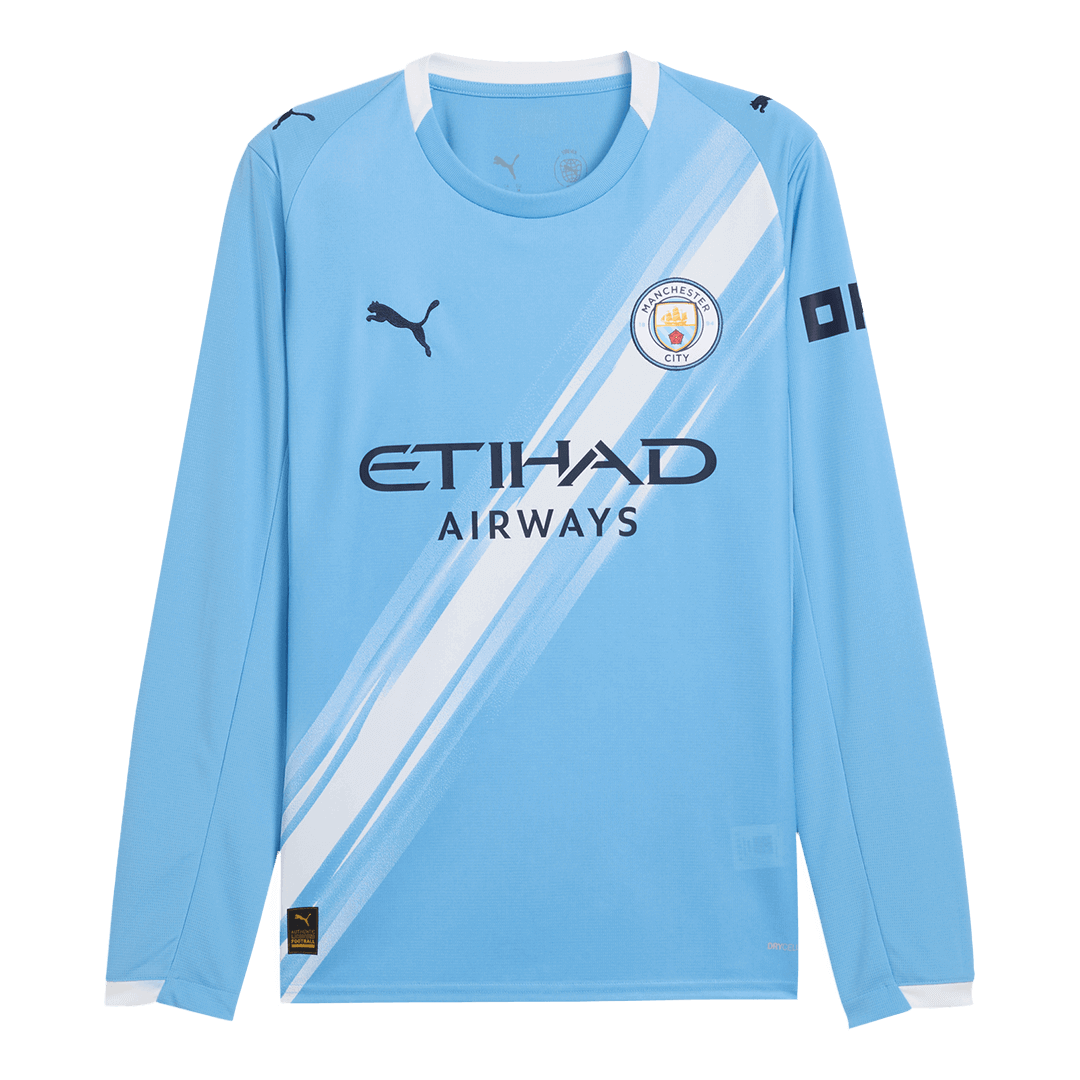 Domácí Fotbalový Dres Manchester City 25/26 Long Sleeve