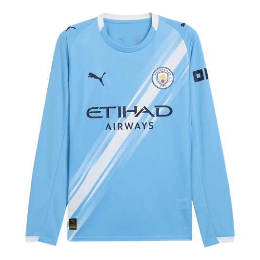 Domácí Fotbalový Dres Manchester City 25/26 Long Sleeve