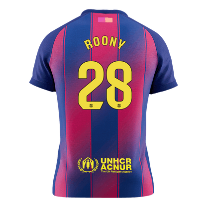 Barcelona domácí fotbalový dres 2025/26 ROONY #28