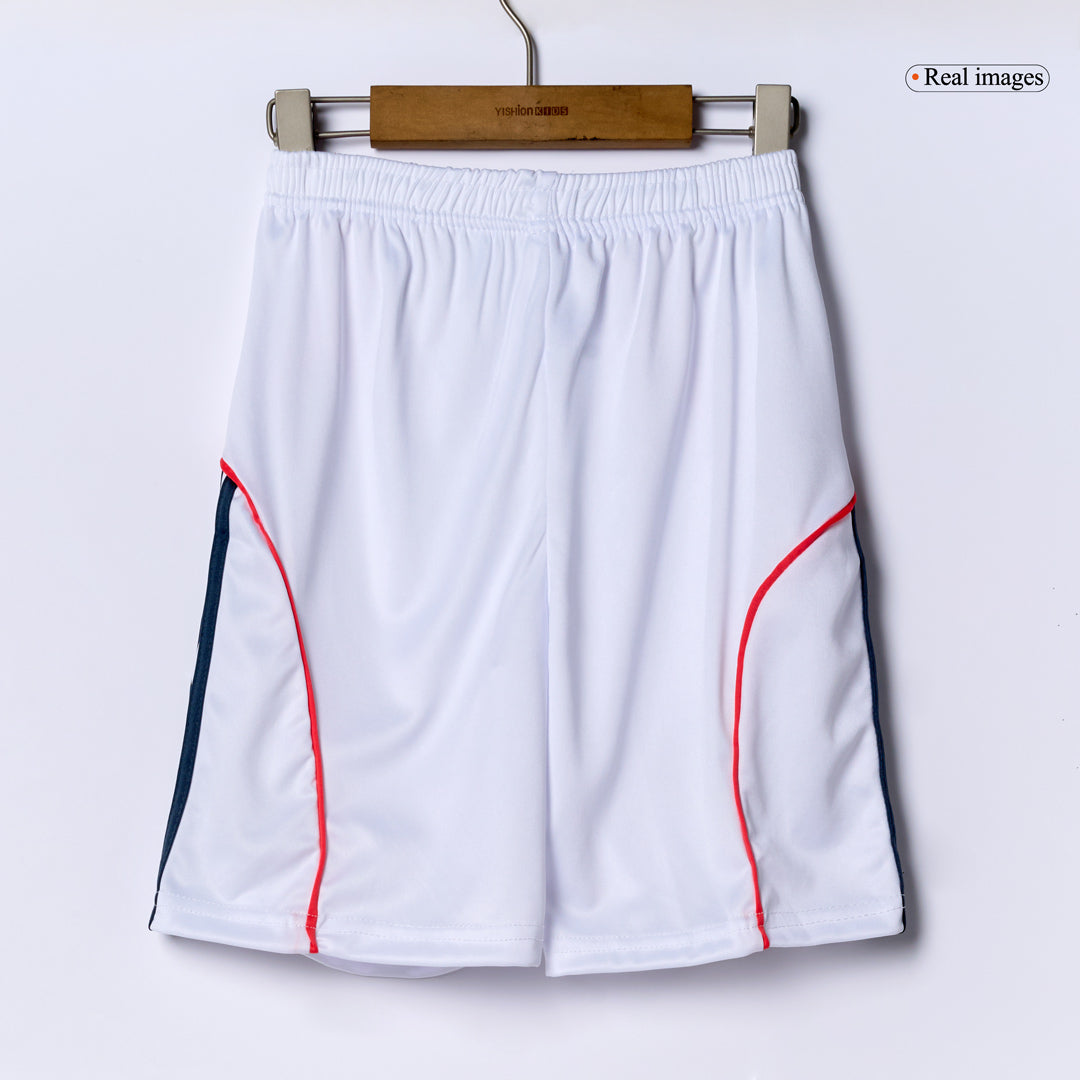 Kid's Bayern Munich Away Soccer Jersey Kit(Jersey+Shorts+Socks) 2025/26 White
