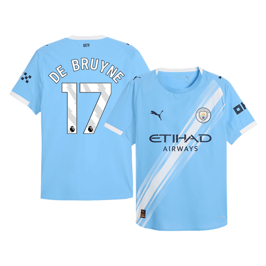 Domácí Fotbalový Dres Manchester City 25/26 Authentic DE BRUYNE #17
