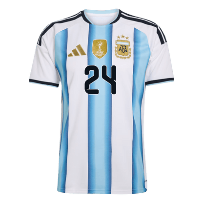 Argentina domácí fotbalový dres MS 2026 E. FERNÁNDEZ #24