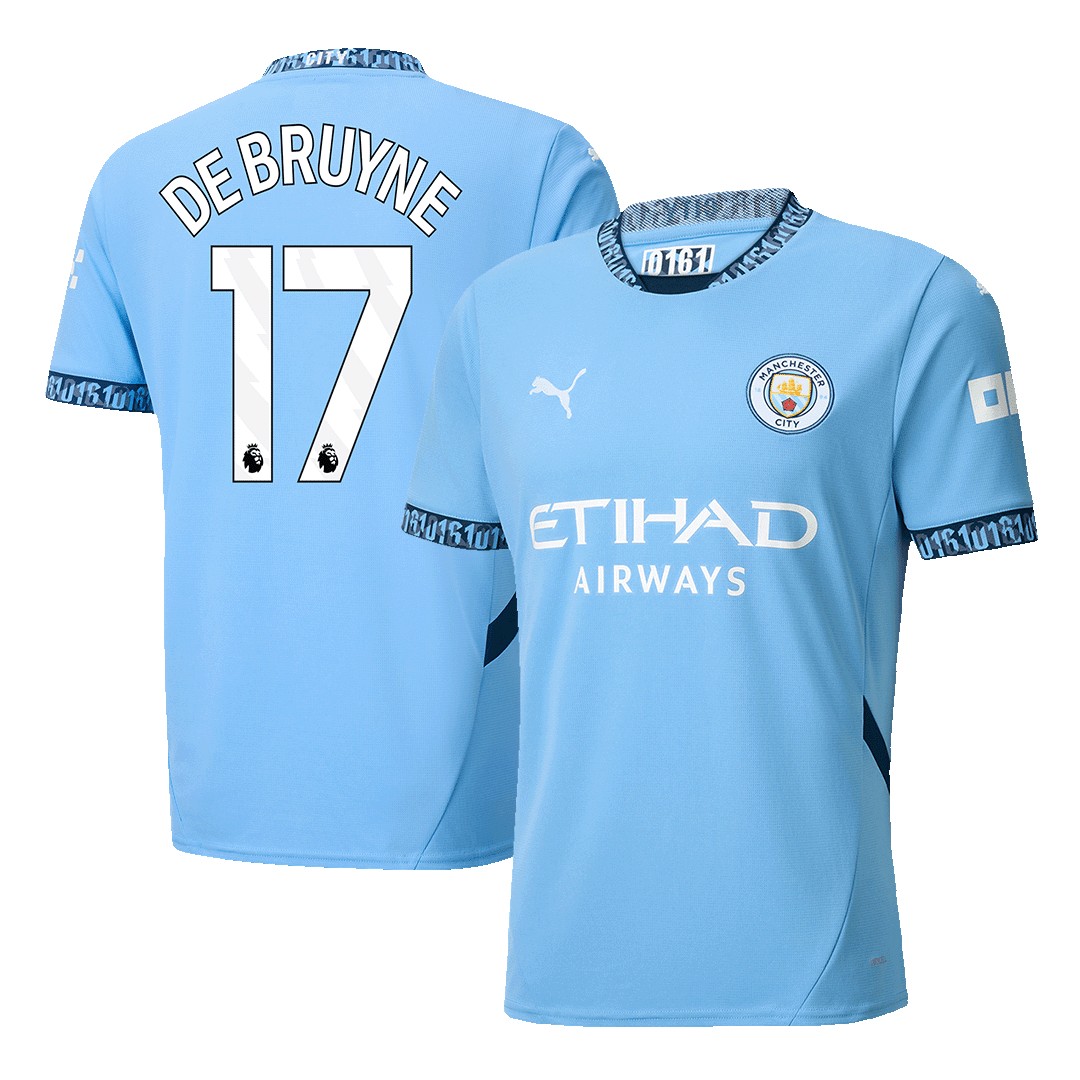 Domácí Fotbalový Dres Manchester City 24/25 DE BRUYNE #17