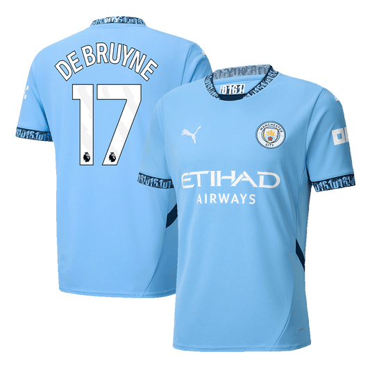 Domácí Fotbalový Dres Manchester City 24/25 DE BRUYNE #17