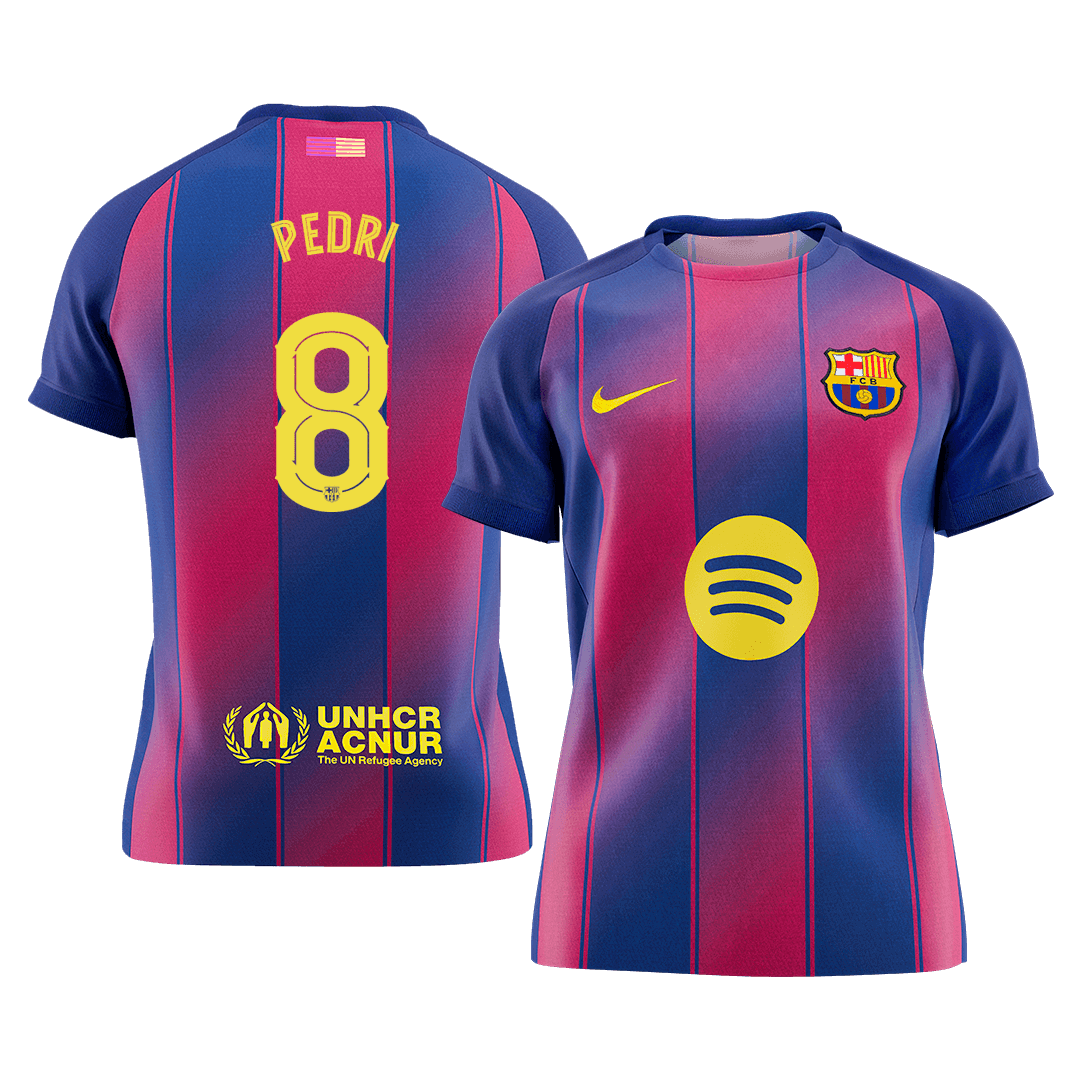Domácí Fotbalový Dres Barcelona 25/26 PEDRI #8 UCL