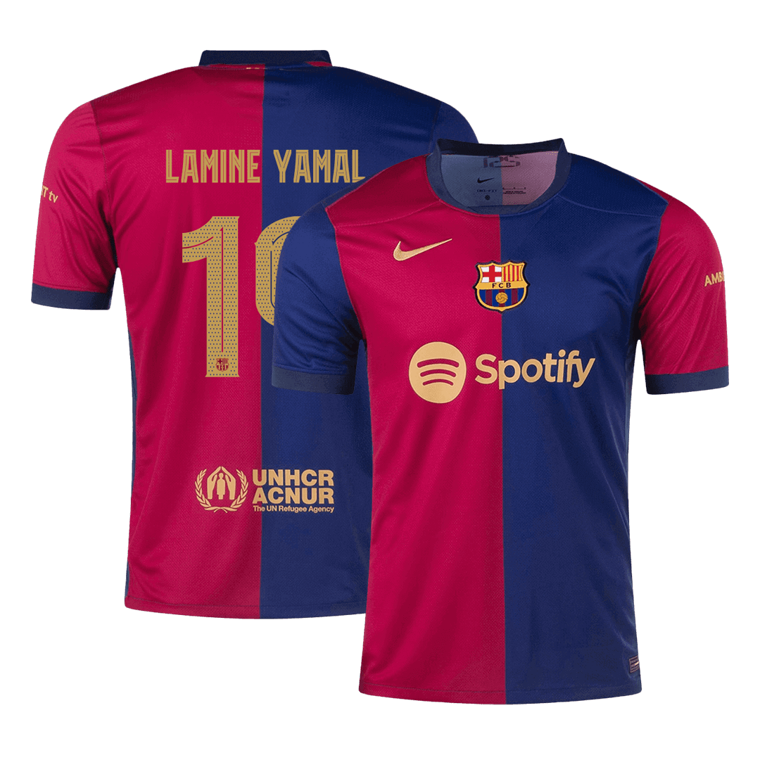 Domácí Fotbalový Dres Barcelona 24/25 LAMINE YAMAL #19 UCL