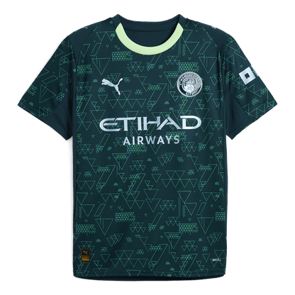 Manchester City čtvrtá fotbalový dres 2025/26