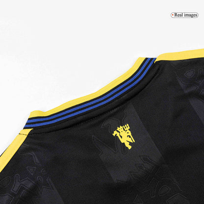 Manchester United dětská třetí kompletní sada 2025/26