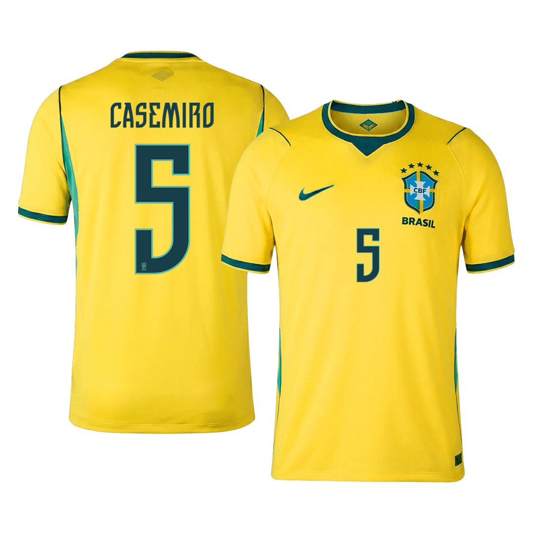 Brazílie domácí fotbalový dres MS 2026 CASEMIRO #5