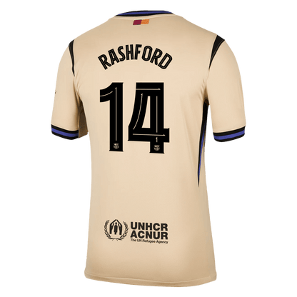 Venkovní Fotbalový Dres Barcelona 25/26 RASHFORD #14 UCL