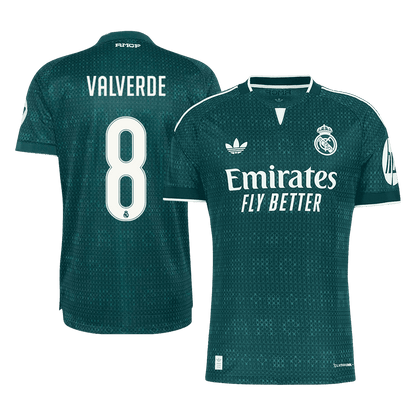 Real Madrid venkovní dres 2026/27 hráčská verze VALVERDE #8