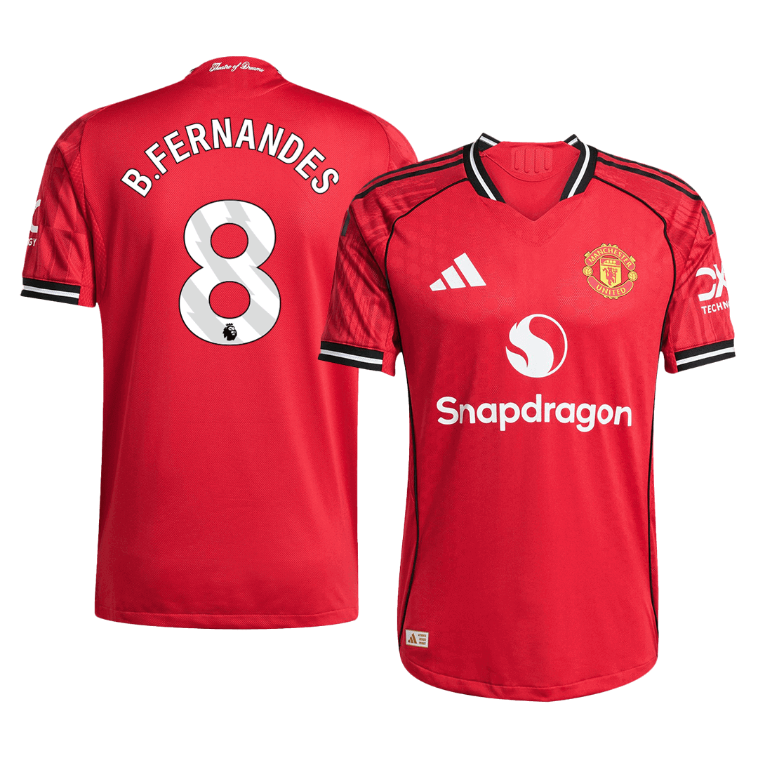 Domácí Fotbalový Dres Manchester United 25/26 Authentic B.FERNANDES #8