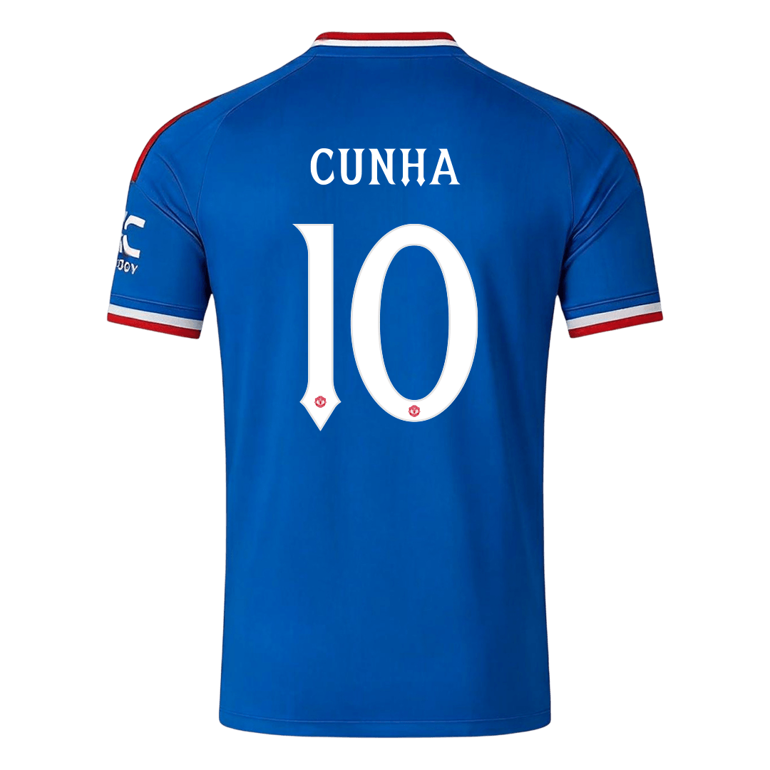Manchester United venkovní fotbalový dres 2026/27 CUNHA #10 UCL
