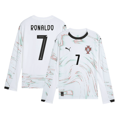 Venkovní Fotbalový Dres Portugal Long Sleeve RONALDO #7