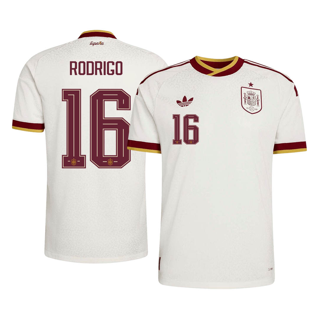 Španělsko venkovní dres MS 2026 hráčská verze RODRIGO #16