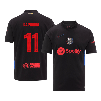 Venkovní Fotbalový Dres Barcelona 24/25 RAPHINHA #11 UCL