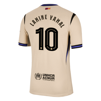 Venkovní Fotbalový Dres Barcelona 25/26 Authentic LAMINE YAMAL #10 UCL