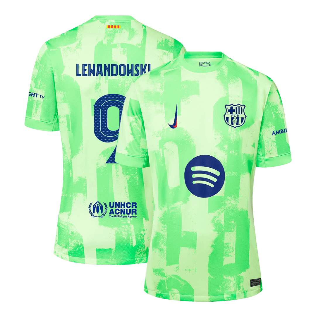Třetí Fotbalový Dres Barcelona 24/25 LEWANDOWSKI #9