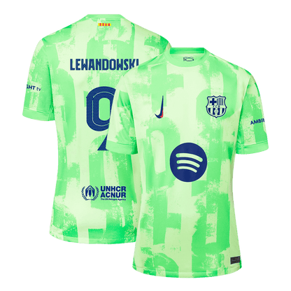 Třetí Fotbalový Dres Barcelona 24/25 LEWANDOWSKI #9