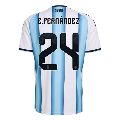 Argentina domácí fotbalový dres MS 2026 E. FERNÁNDEZ #24